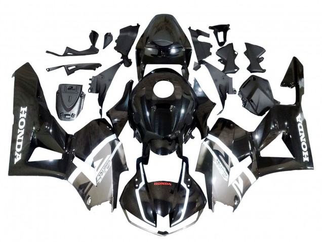 Venta Carenados Moto Honda CBR600RR 2013-2023 - Plata Negro Brillante