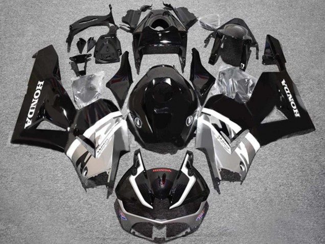 Venta Carenados Moto Honda CBR600RR 2013-2023 - Plata Negro Brillante