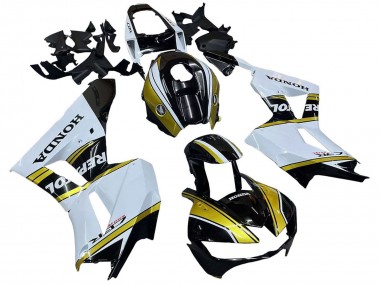 Venta Carenados Moto Honda CBR600RR 2013-2023 - Blanco Oro Negro Brillante Repsol