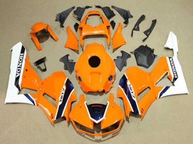 Venta Carenados Moto Honda CBR600RR 2013-2023 - Blanco Naranja Azul Oscuro