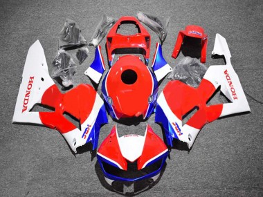 Venta Kits Carenado Moto Honda CBR600RR 2013-2023 - Blanco Rojo Azul HRC