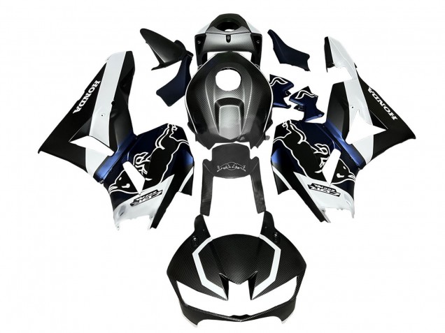Venta Carenados Moto Honda CBR600RR 2013-2023 - Negro FibraCarbono Blanco Azul Rojo Bull