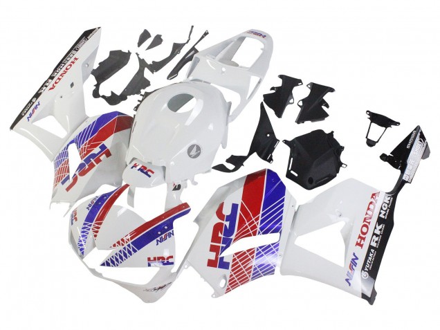 Venta Carenado Moto Honda CBR600RR 2013-2023 - Blanco Rojo Azul HRC
