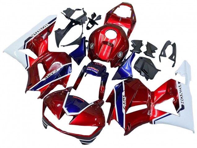 Venta Carenados Moto Honda CBR600RR 2013-2023 - Blanco Rojo Azul HRC