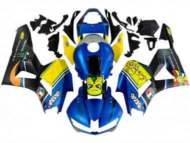 Venta Carenados Moto Honda CBR600RR 2013-2023 - Azul Amarillo Negro Mate Verde Monstruo Tiburón