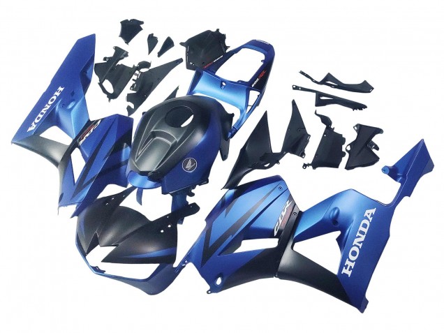 Venta Carenados Moto Honda CBR600RR 2013-2023 - Azul Negro Mate Carrera