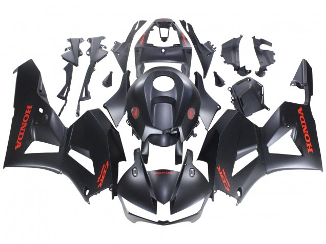 Venta Carenados Moto Honda CBR600RR 2013-2023 - Negro Mate Rojo Calcomanías
