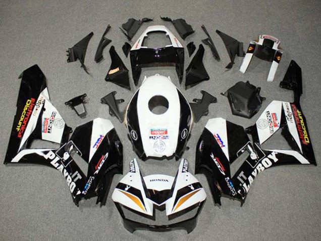 Venta Carenados Moto Honda CBR600RR 2013-2023 - Blanco Oro Negro Brillante HRC