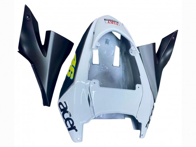 Venta Carenados Moto Kawasaki ZX10R 2004-2005 - Azul Brillante Blanco Fiat Motul