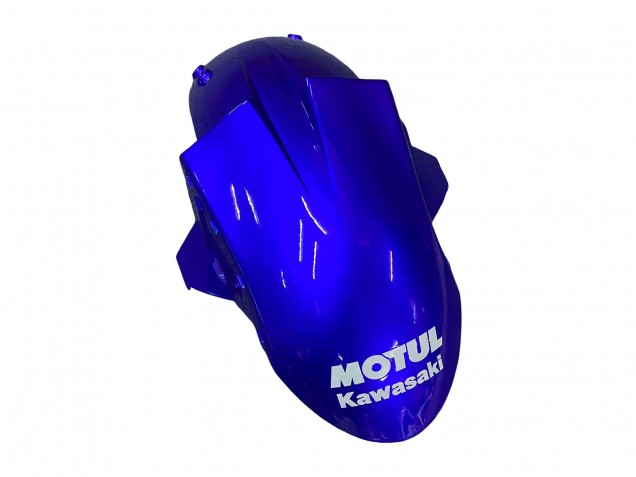 Venta Carenados Moto Kawasaki ZX10R 2004-2005 - Azul Brillante Blanco Fiat Motul