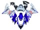 Venta Carenados Moto Kawasaki ZX10R 2004-2005 - Azul Brillante Blanco Fiat Motul