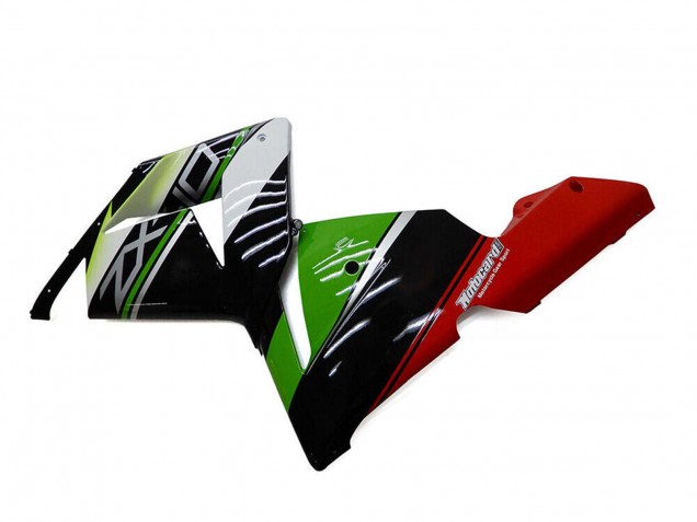Venta Carenados Moto Kawasaki ZX10R 2004-2005 - Blanco Negro Verde Elf