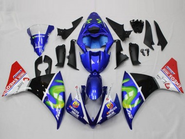 Venta Carenados Moto Yamaha YZF R1 2012-2014 - Azul Blanco Rojo Negro Brillante Verde ENEOS Yamalube