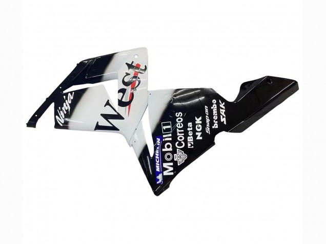 Venta Carenados Moto Kawasaki ZX10R 2004-2005 - Blanco Negro West Ninja