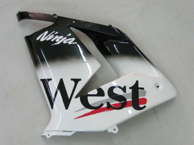 Venta Carenados Moto Kawasaki ZX10R 2004-2005 - Blanco Negro West Ninja