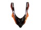 Venta Carenados Moto Kawasaki ZX10R 2004-2005 - Burnt Naranja Negro Monstruo Elf