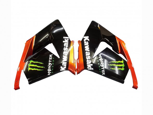 Venta Carenados Moto Kawasaki ZX10R 2004-2005 - Burnt Naranja Negro Monstruo Elf