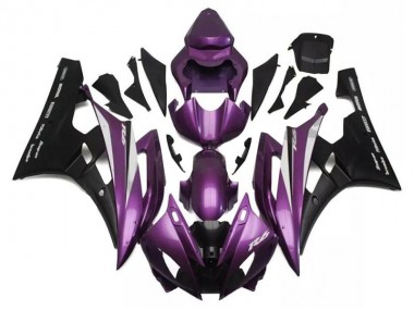 Venta Carenados Moto Yamaha YZF R6 2006-2007 - Púrpura Negro Mate Santander