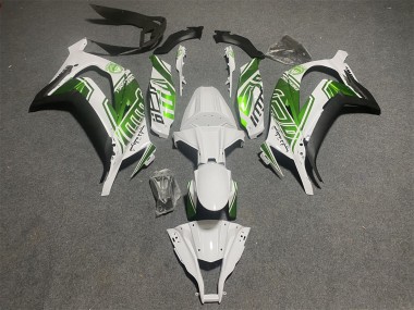 Venta Carenados Moto Kawasaki ZX10R 2011-2015 - Blanco Verde Negro Mate