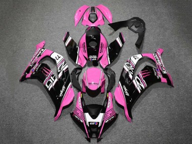 Venta Carenados Moto Kawasaki ZX10R 2016-2020 - Rosa Negro Brillante Blanco Elf Monstruo