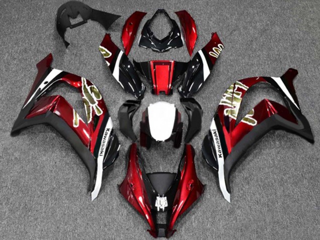Venta Carenados Moto Kawasaki ZX10R 2016-2020 - Rojo Negro Brillante Blanco