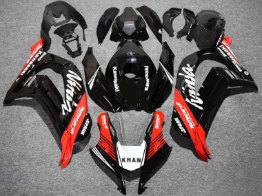 Venta Carenados Moto Kawasaki ZX10R 2016-2020 - Negro Brillante Rojo Blanco KHAN Spark