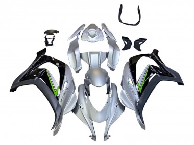 Venta Carenado Moto Kawasaki ZX10R 2016-2020 - Plata Verde Negro