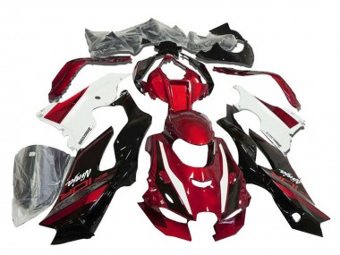 Venta Carenados Moto Kawasaki ZX10R 2021-2025 - Rojo Blanco Negro Brillante