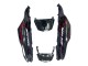 Venta Kits Carenado Moto Kawasaki ZX14R ZZR1400 2006-2011 - Negro Brillante Rojo Llama