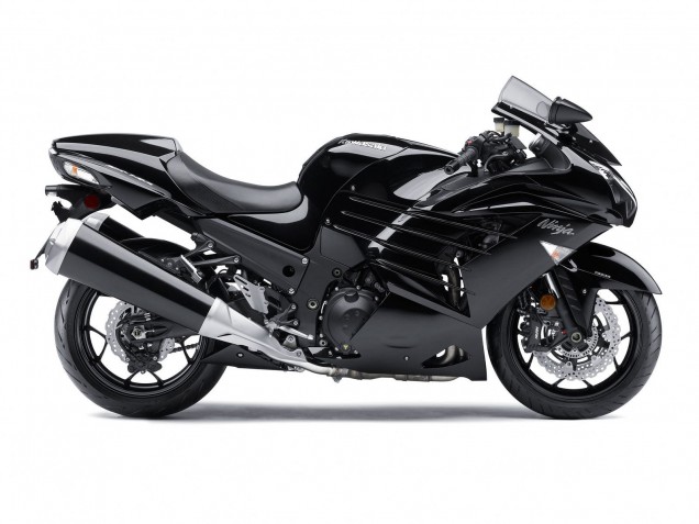 Venta Carenados Moto Kawasaki ZX14R ZZR1400 2012-2024 - Negro Brillante Negro Mate Blanco Ninja