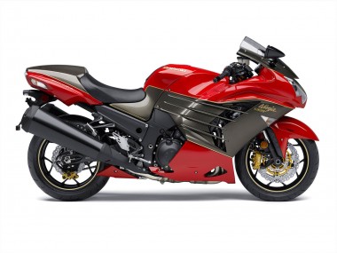 Venta Carenados Moto Kawasaki ZX14R ZZR1400 2012-2024 - Rojo Negro Mate Oro Ninja