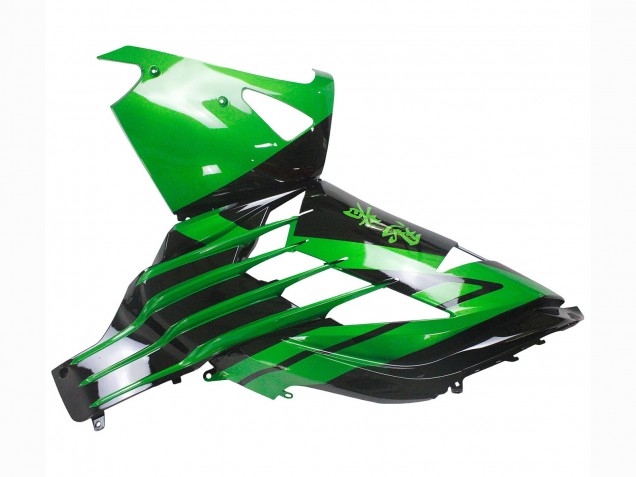 Venta Kits Carenado Moto Kawasaki ZX14R ZZR1400 2012-2024 - Verde Negro Brillante