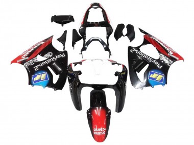 Venta Carenados Moto Kawasaki ZX6R 2000-2002 - Negro Brillante Rojo Azul Rojo PlayStation 2