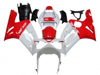 Venta Carenados Moto Kawasaki ZX6R 2003-2004 - Blanco Rojo
