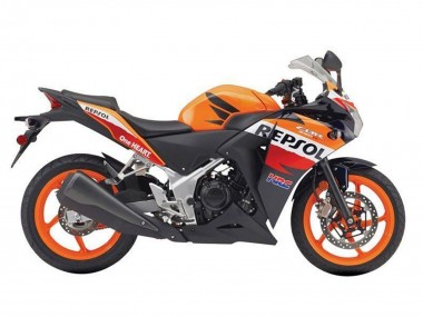 Venta Carenados Moto Honda CBR250RR 2011-2015 - Naranja Blanco Rojo Negro Brillante Repsol HRC