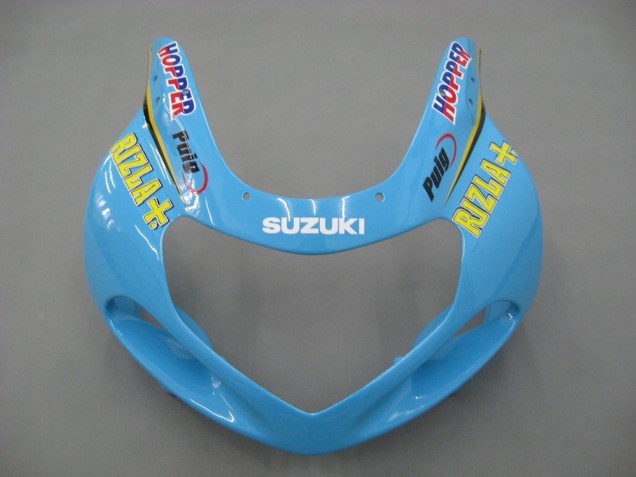 Venta Carenados Moto Suzuki GSXR1000 2000-2002 - Azul Claro Amarillo Negro Motul Rizla