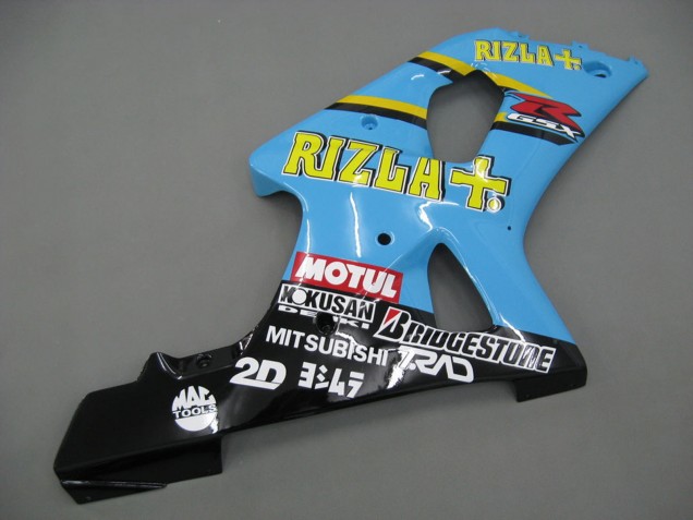 Venta Carenados Moto Suzuki GSXR1000 2000-2002 - Azul Claro Amarillo Negro Motul Rizla