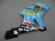 Venta Carenados Moto Suzuki GSXR1000 2000-2002 - Azul Claro Amarillo Negro Motul Rizla