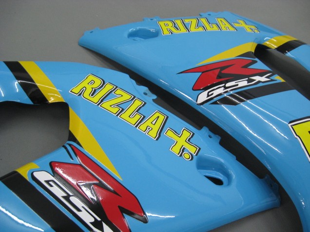 Venta Carenados Moto Suzuki GSXR1000 2000-2002 - Azul Claro Amarillo Negro Motul Rizla