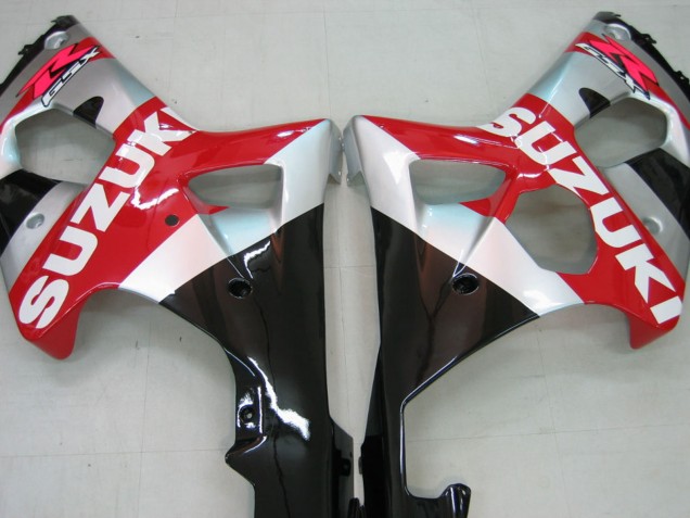 Venta Carenados Moto Suzuki GSXR1000 2000-2002 - Rojo Plata Blanco Negro