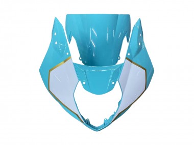 Venta Carenados Moto Suzuki GSXR 1000 2003-2004 - Blanco Azul Claro Oro