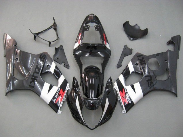 Venta Carenados Moto Suzuki GSXR 1000 2003-2004 - Negro Brillante Blanco Gris Rojo