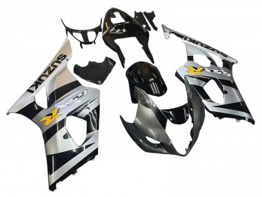 Venta Carenados Moto Suzuki GSXR 1000 2003-2004 - Negro Brillante Plata Gris Amarillo