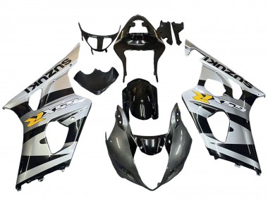 Venta Carenados Moto Suzuki GSXR 1000 2003-2004 - Negro Brillante Plata Gris Amarillo