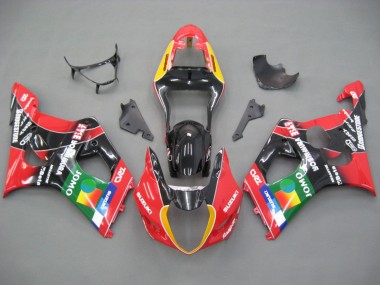 Venta Carenados Moto Suzuki GSXR 1000 2003-2004 - Rojo Amarillo Azul Verde Negro JOMO