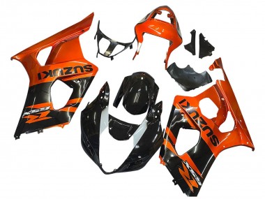 Venta Carenado Moto Suzuki GSXR 1000 2003-2004 - Burnt Naranja Negro Brillante