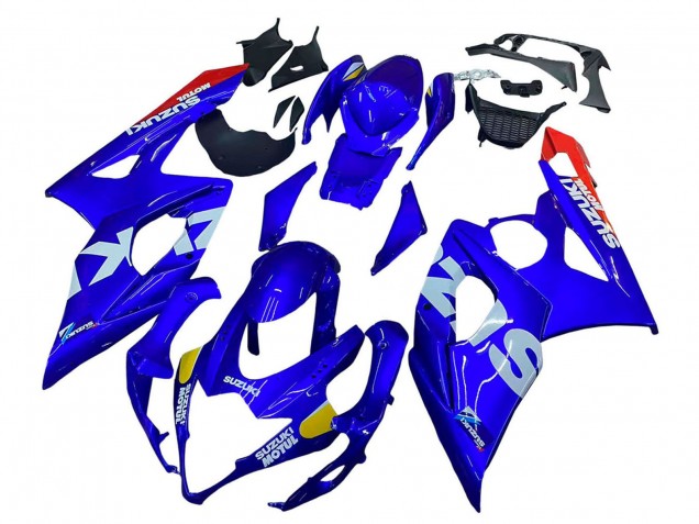 Venta Carenados Moto Suzuki GSXR 1000 2005-2006 - Azul Amarillo Blanco Rojo Motul