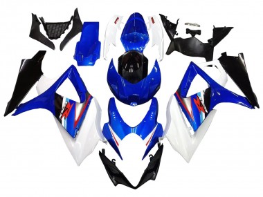 Venta Carenados Moto Suzuki GSXR 1000 2007-2008 - Blanco Azul Negro Rojo