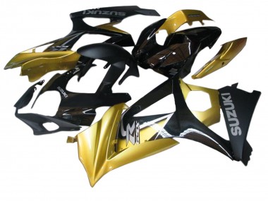 Venta Carenados Moto Suzuki GSXR 1000 2007-2008 - Oro Negro Plata Calcomanía