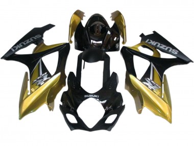 Venta Carenados Moto Suzuki GSXR 1000 2007-2008 - Oro Negro Plata Calcomanía